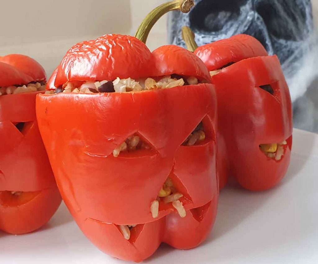 Stuffed Halloween Peppers