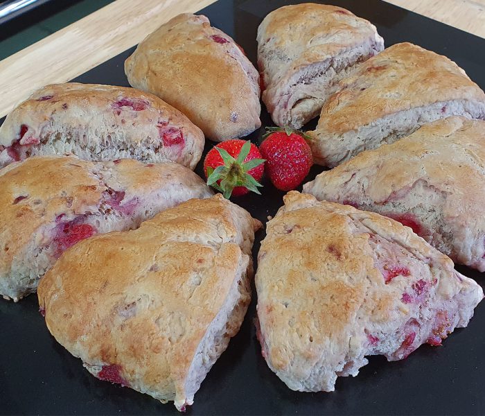 Vegan Strawberry Scones