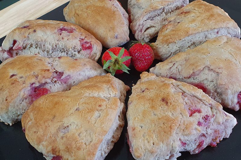 Vegan Strawberry Scones